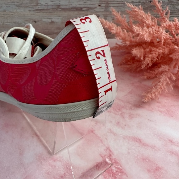 🩸Coach Bellamy Pink Signature C Sneakers - Size 9,5B🩸 - Picture 14 of 16